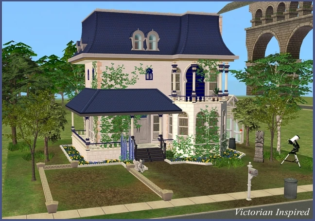 Victorian inspired house by lidiqnata sims 2